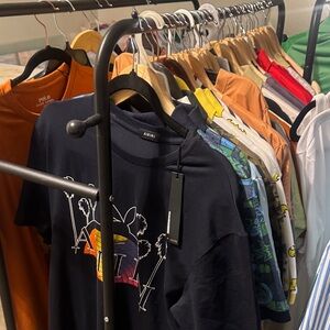 AMIRI Navy Graphic Tee
